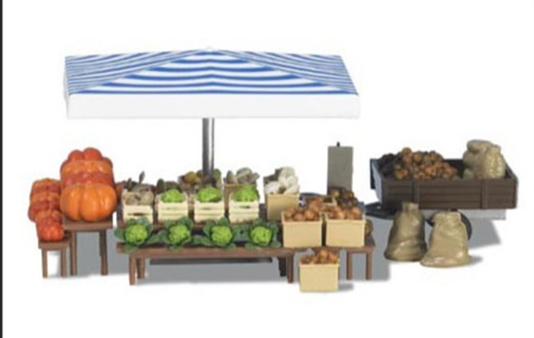 Busch OO 1070 Market Stand Vegetables Kit