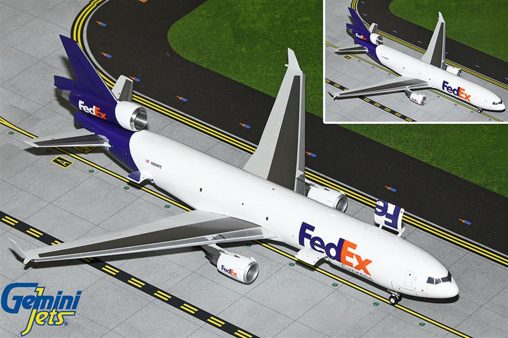 Gemini Jets 1/200 G2FDX1178 FedEx Mcdonnell Douglas MD-11F Aircraft Model