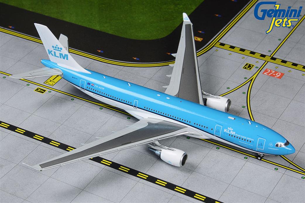 Gemini Jets 1/400 GJKLM1874 KLM Airbus A330-200 New Livery PH-AOM Model Aircraft