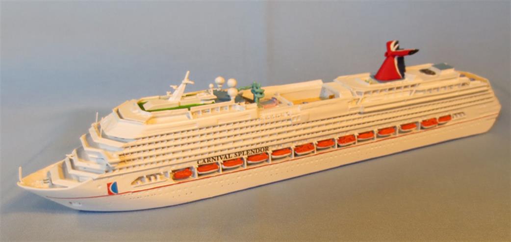 CM Models 1/1250 CM-KR333 Carnival Splendor 2008 Carnival Cruise Lines Ship Model