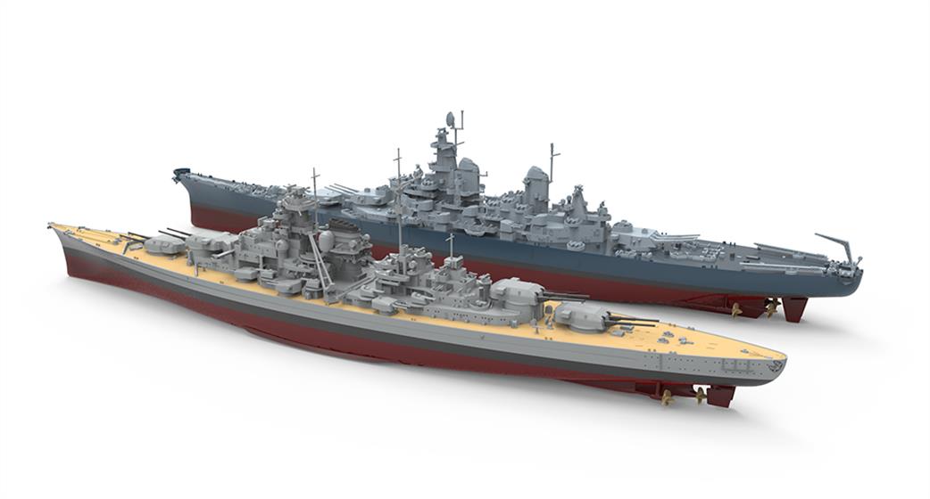 Meng 1/700 MNGPS-003 KMS Bismarck German WW2 Battleship Kit