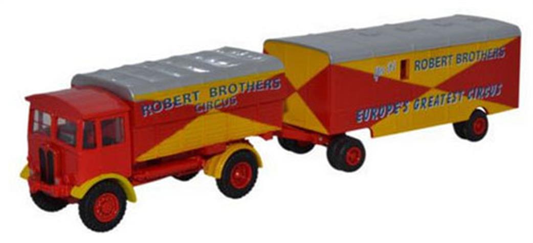 Oxford Diecast 1/76 76AEC019 AEC Matador and Trailer Robert Brothers