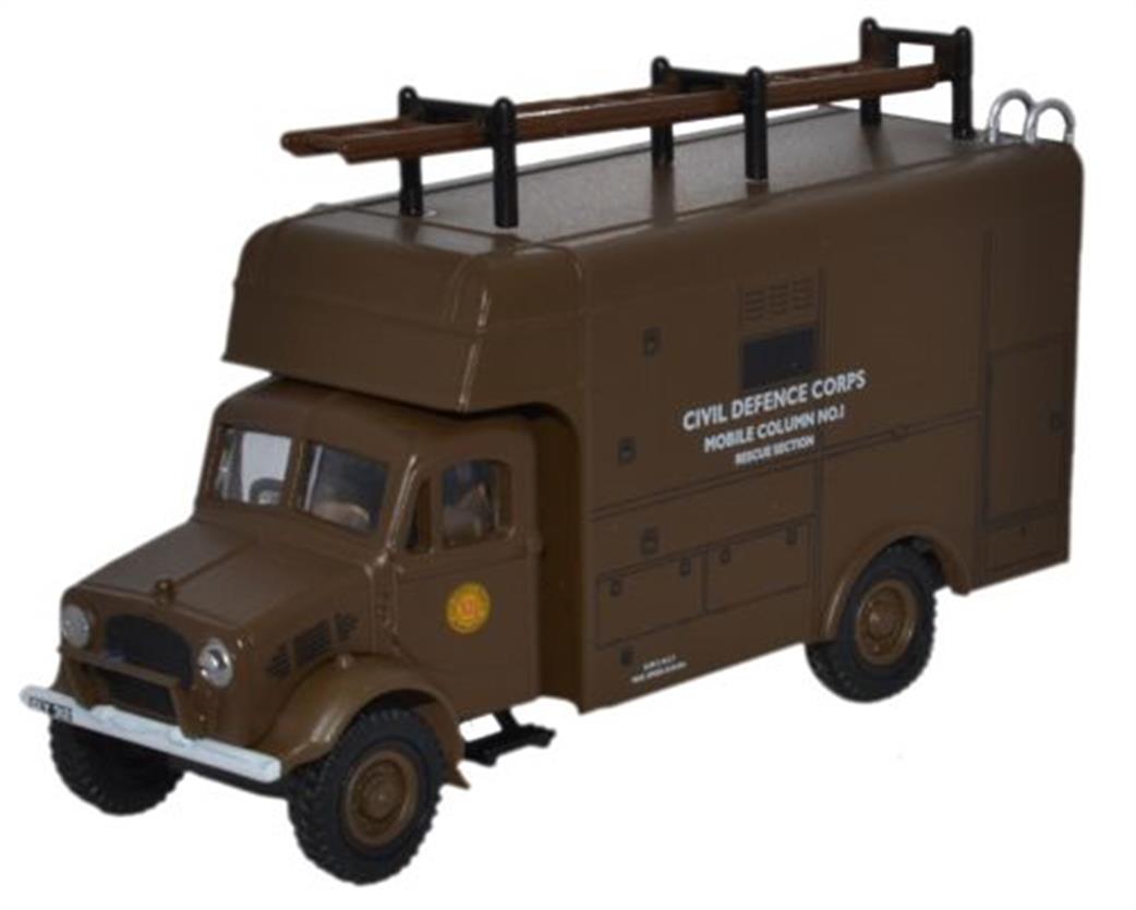 Oxford Diecast 1/76 76BD019 Bedford OY Van Civil Defence