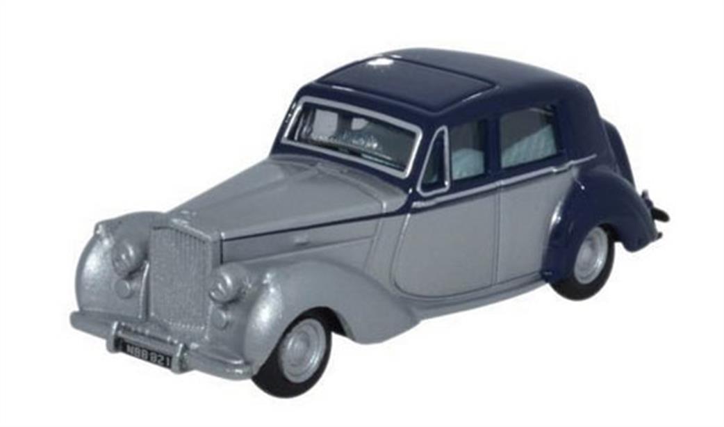 Oxford Diecast 1/76 76BN6004 Bentley MKVI Midnight Blue - Shell Grey