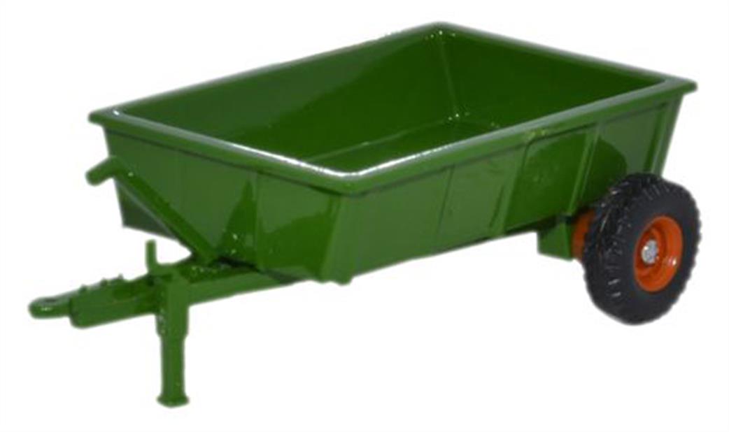 Oxford Diecast 1/76 76FARM005 Farm Trailer Green