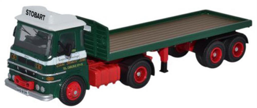 Oxford Diecast 1/76 STOB023 Eddie Stobart ERF LV Flatbed