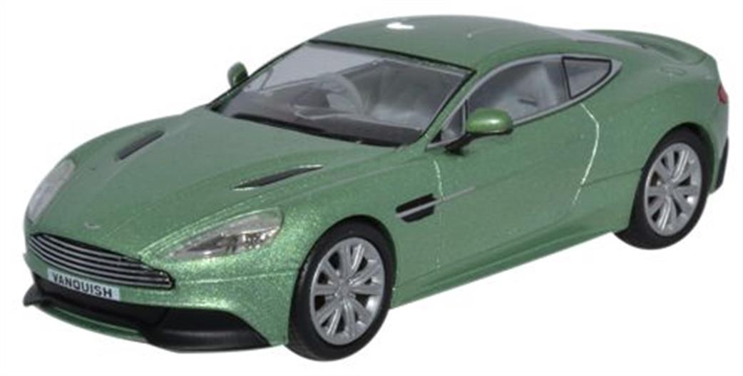 Oxford Diecast 1/43 AMV001 Aston Martin Vanquish Coupe Appletree Green