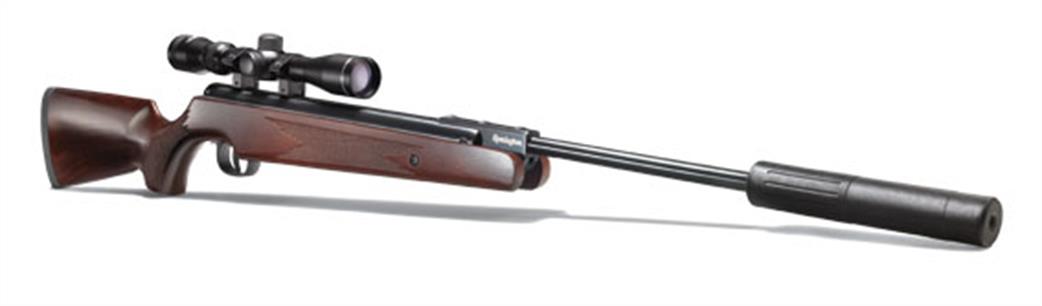 Remington  89214.22 Express XP .22 Air Rifle Wooden Stock with Scope