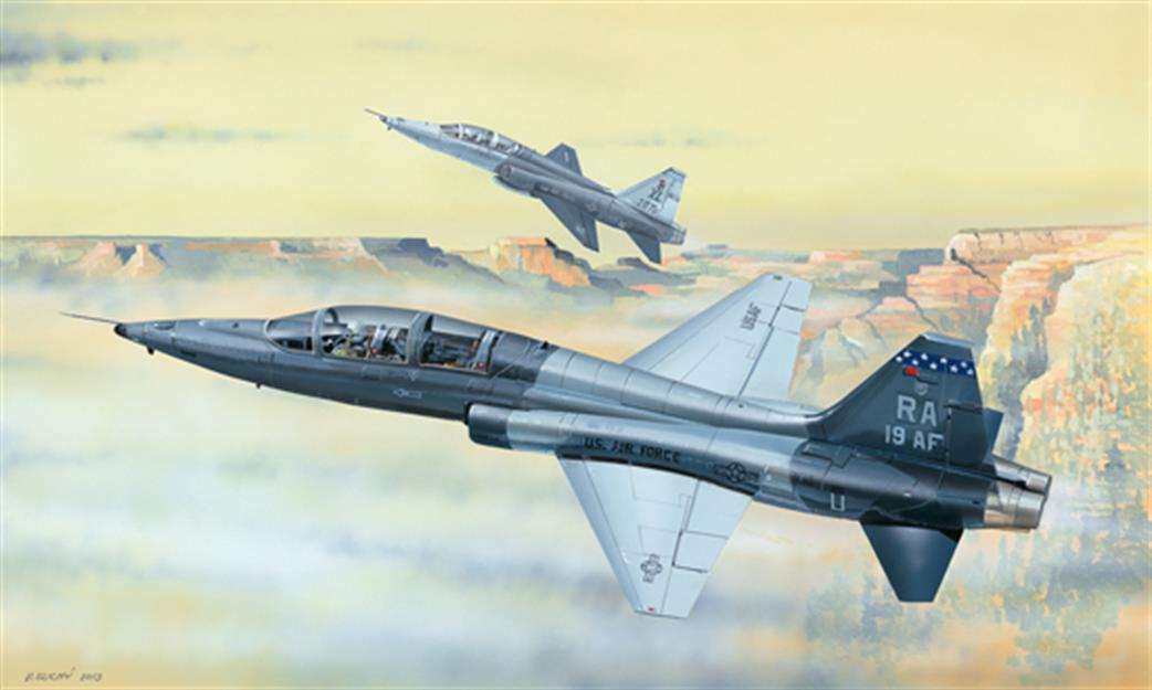 Trumpeter 1/48 02877 US T-38C Talon 2 Fighter Kit