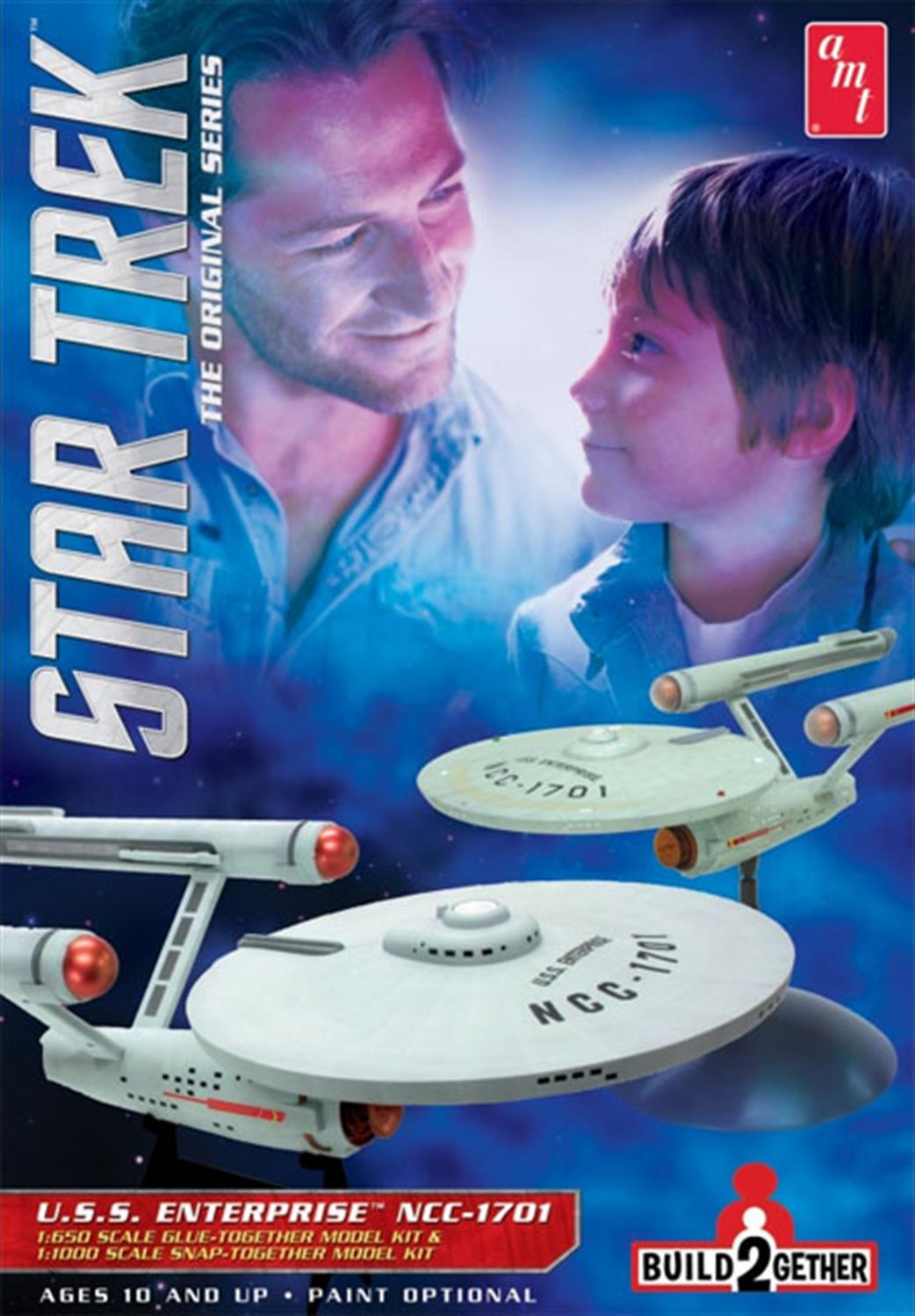 AMT/ERTL  AMT913 Start Trek Enterprise Build2Gether Kits