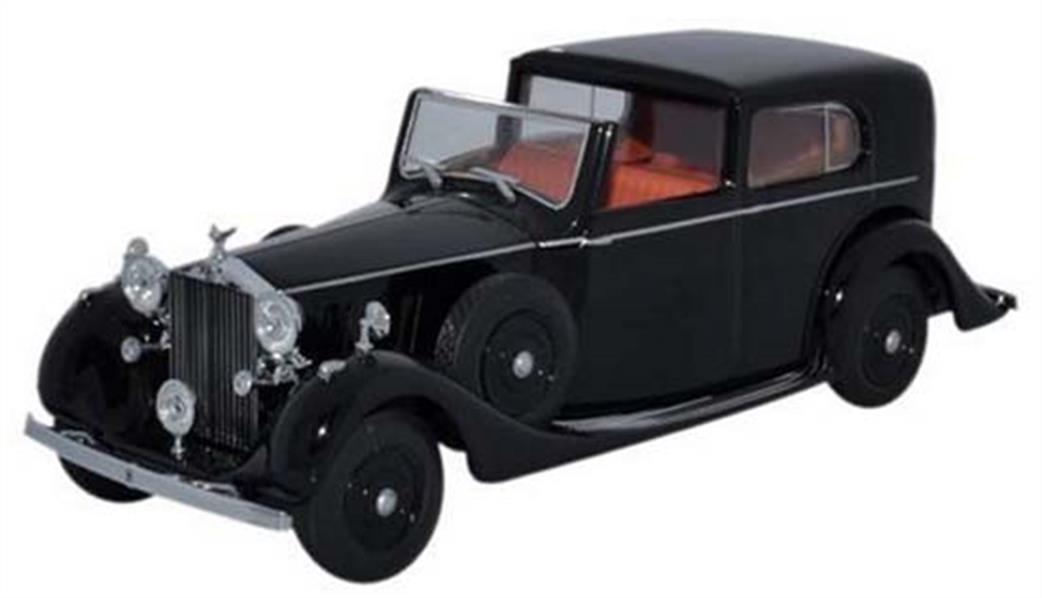 Oxford Diecast 1/43 43RRP3001 Rolls Royce Phantom III SdV HJ Mulliner Black