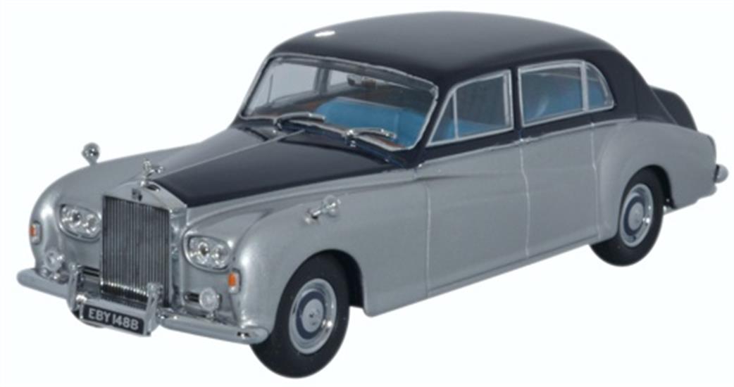 Oxford Diecast 1/43 43RRP5001 Rolls Royce Phantom V James Young Navy/Silver