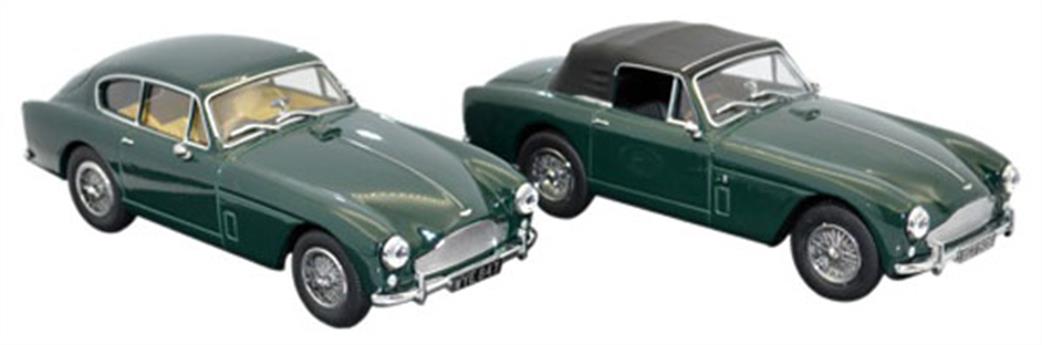 Oxford Diecast 1/43 43SET32 Aston Martin DB2 MKII Twin Set Saloon and DHC