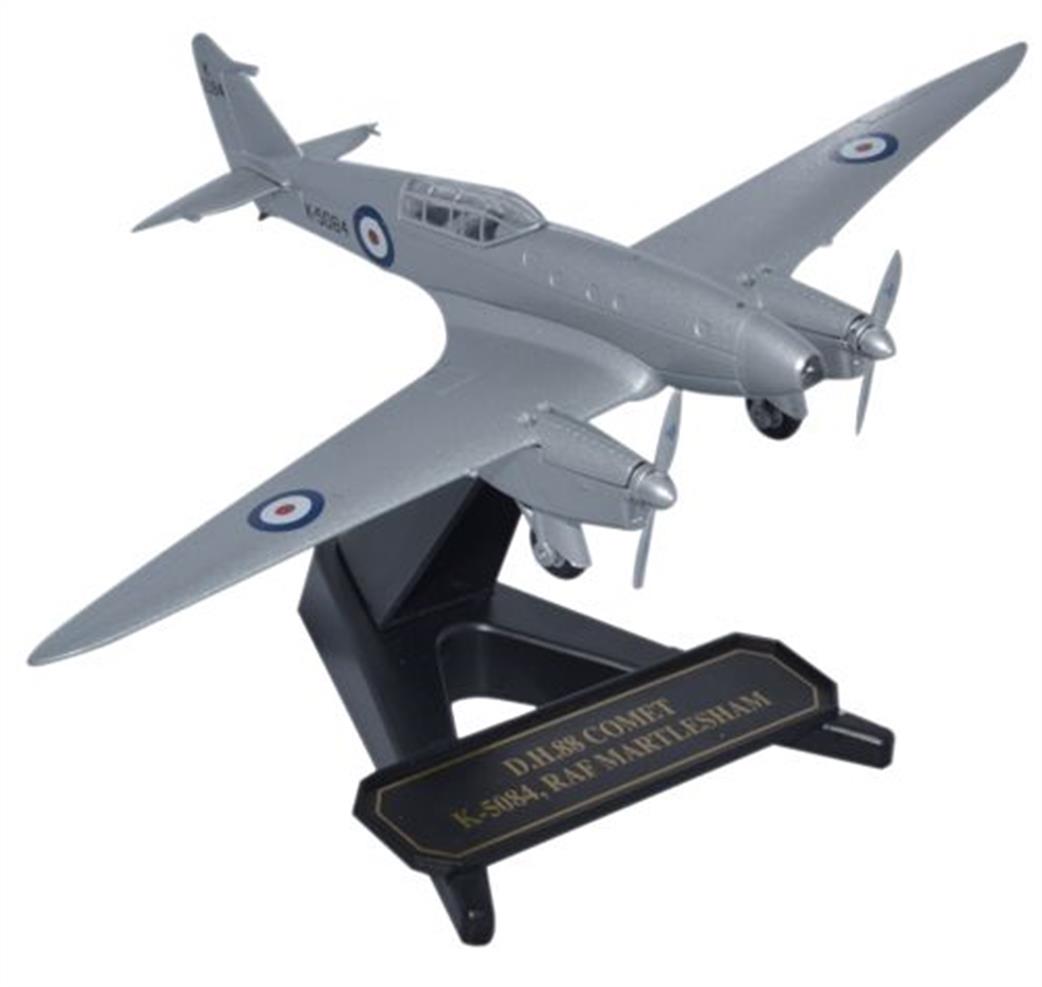 Oxford Diecast 1/72 72COM004 DH88 Comet K5084 RAF Martlesham