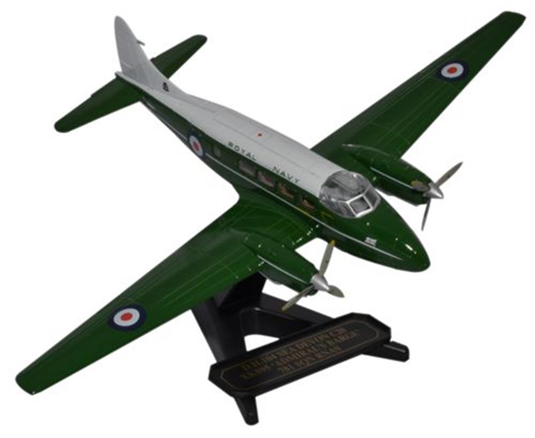 Oxford Diecast 1/72 72DV002 De Havilland Sea Devon 781 Sqn. RNAS Admirals Barge