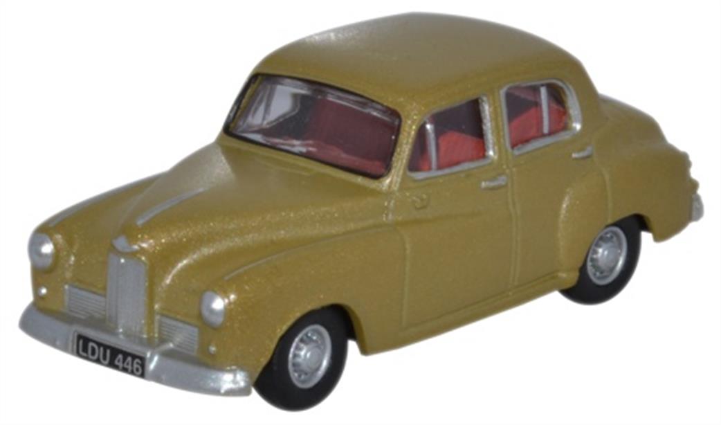 Oxford Diecast 1/76 76HH004 Humber Hawk MkIV Golden Sand