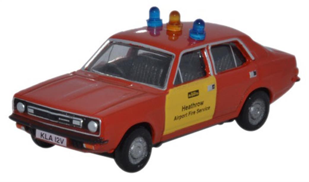 Oxford Diecast 1/76 76MAR005 Morris Marina Heathrow Fire Service