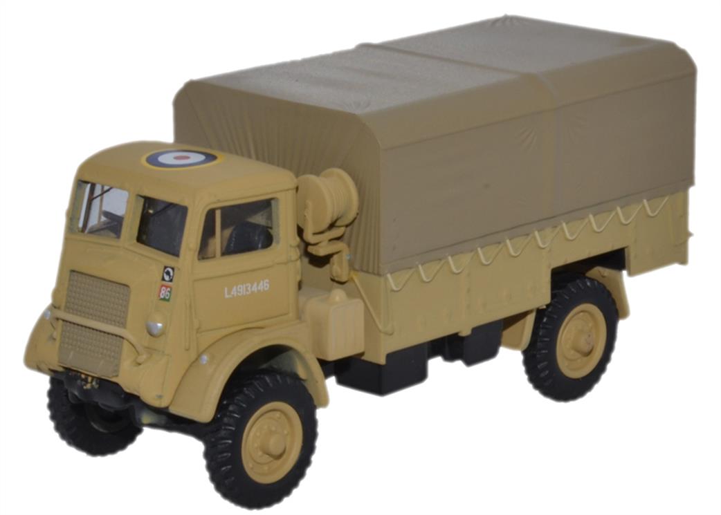 Oxford Diecast 1/76 76QLD004 Bedford QLD RASC, 30 Corps, 8th Army 1942/3