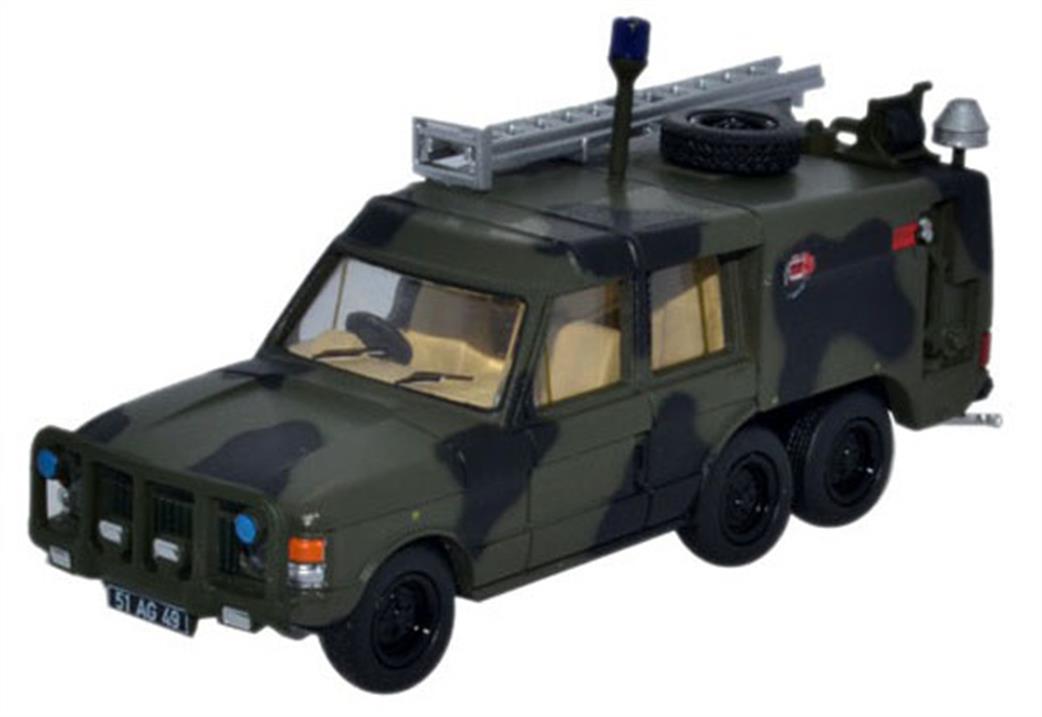 Oxford Diecast 1/76 76TAC001 TACR2 RAF Camouflage 6 Wheel Land Rover