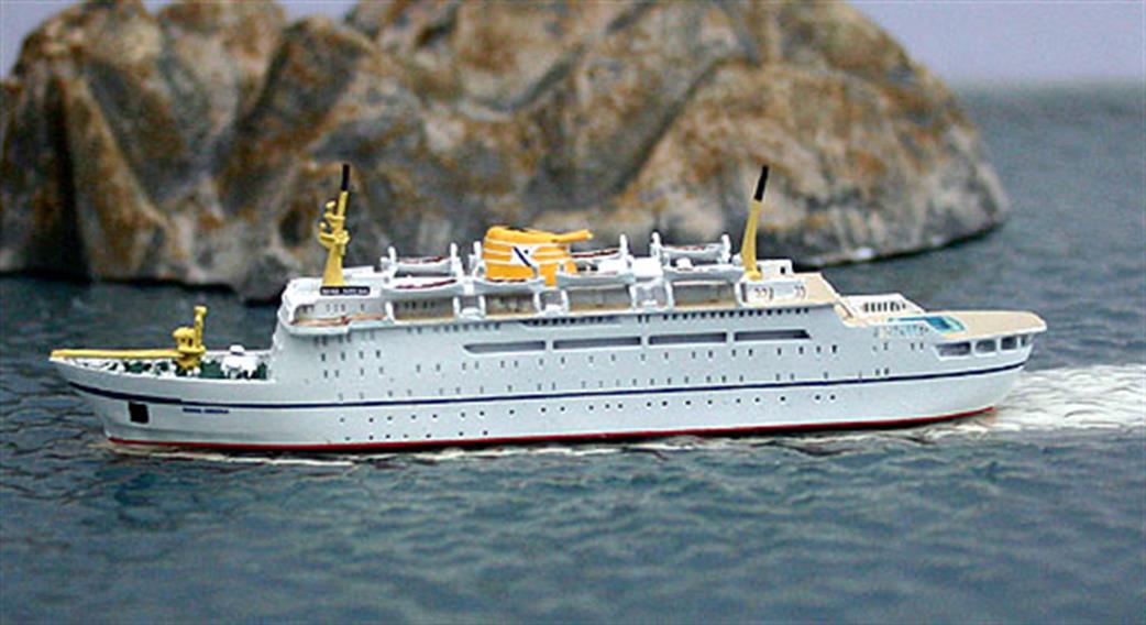 Risawoleska 1/1250 Ri74f Dana Sirena, BDS/Fred Olsen charter, 1978