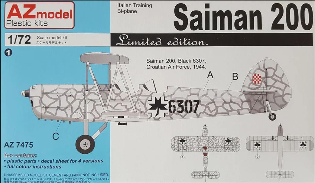 AZ Model 1/72 7475 Saiman 200