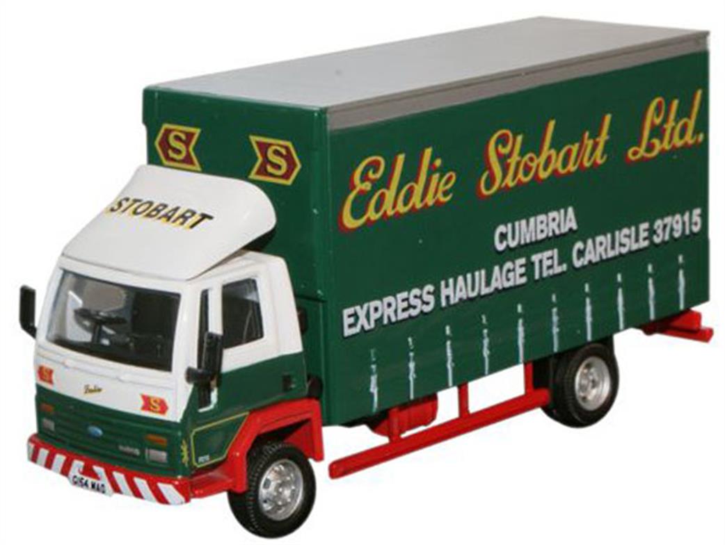 Oxford Diecast 1/76 4649116 Eddie Stobart Ford Cargo Curtainside Lorry