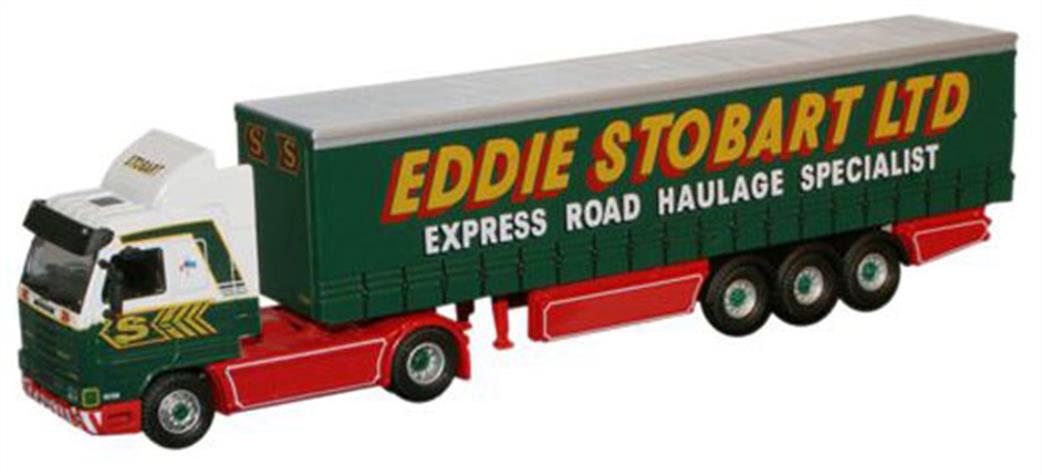 Oxford Diecast 1/76 STOB019 Eddie Stobart 143 Curtainside