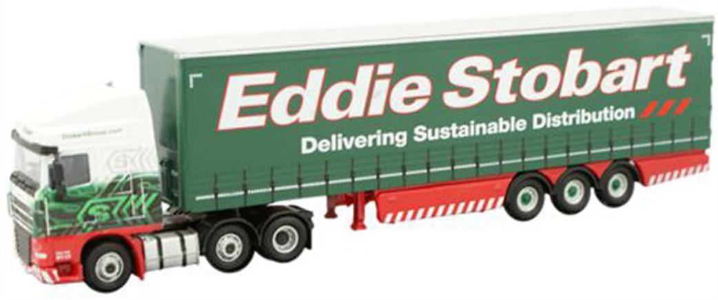 Oxford Diecast 1/76 STOB025 Eddie Stobart DAF FTGXF105 Curtainside