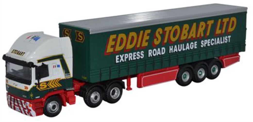 Oxford Diecast 1/76 STOB031 Eddie Stobart ERF EC14 Olympic Curtainside