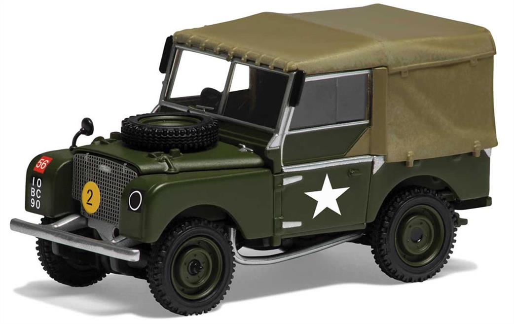 Corgi 1/43 VA11113 Land Rover Series 1 80in 1st Battalion The Gloucestershire Regiment, Korea, 1951