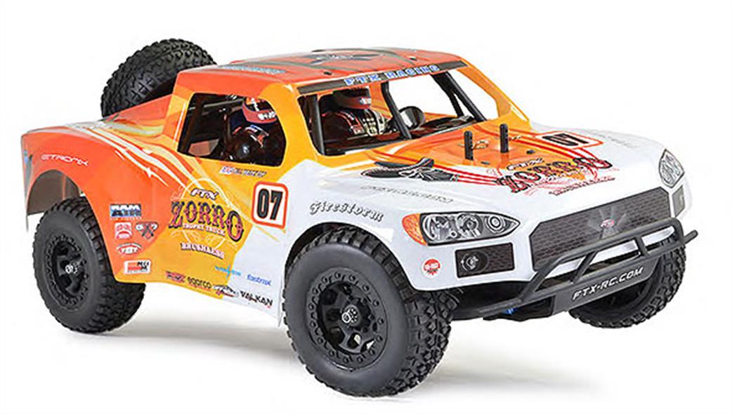 FTX 1/10 FTX5557WO Zorro Brushless EP Trophy Truck RC Orange