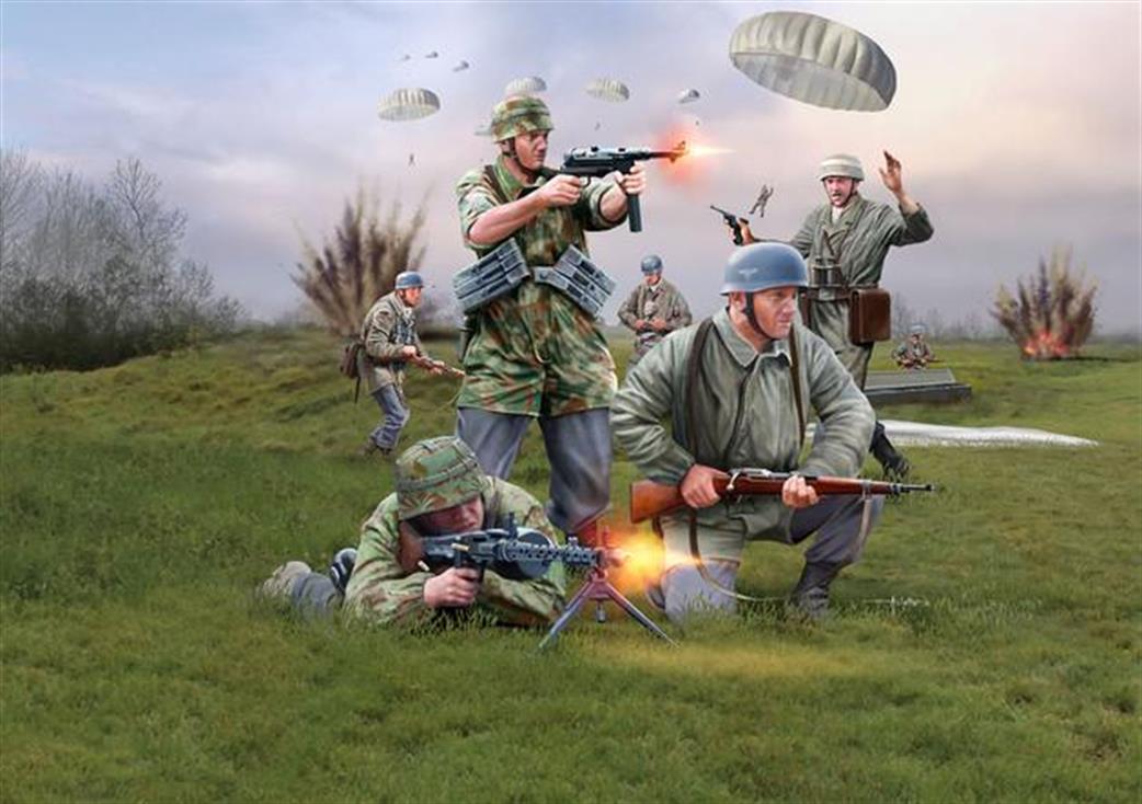 Revell 1/72 02532 German Paratroops (WWII) Figure pack