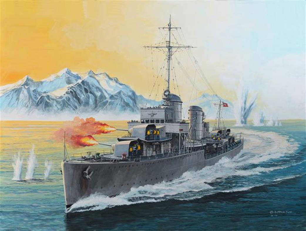 Revell 1/350 05141 German Destroyer Type 1936