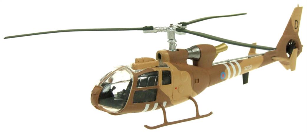 Aviation 1/72 AV7224005 Westland Gazelle British Army XZ321 Operation Granby Helicopter Model