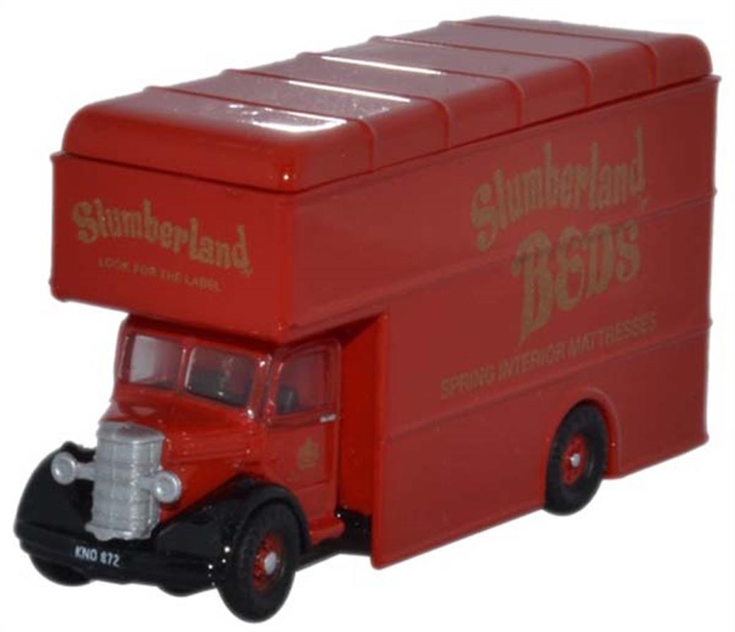 Oxford Diecast 1/148 NBP005 Bedford Luton Van Slumberland Beds