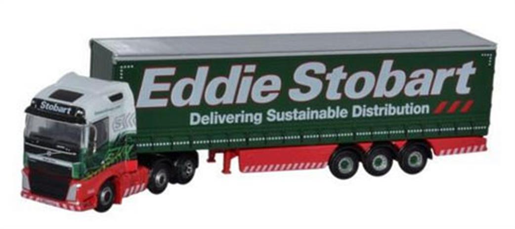 Oxford Diecast 1/148 NVOL4001 Volvo FH4 Curtainside Eddie Stobart