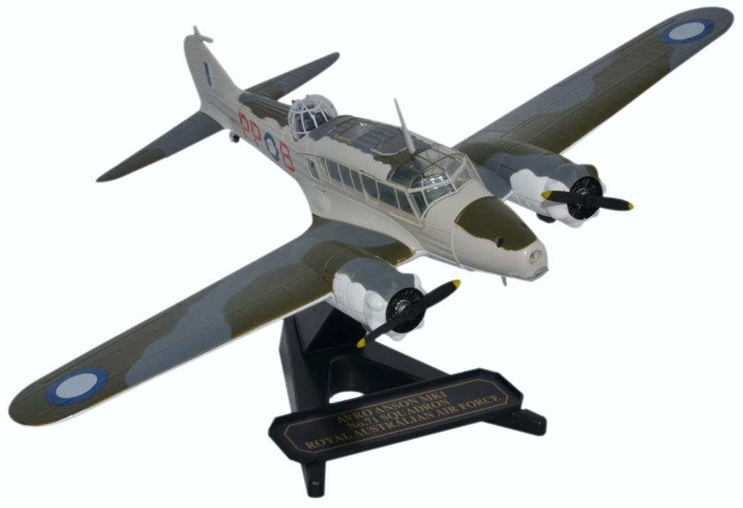 Oxford Diecast 1/72 72AA005 Avro Anson Mk1 AW665/PP.B 71 Sqn. RAAF