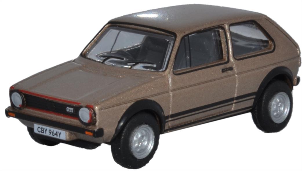 Oxford Diecast 1/76 76GF006 VW Golf Gti Diamond Copper Brown Metallic