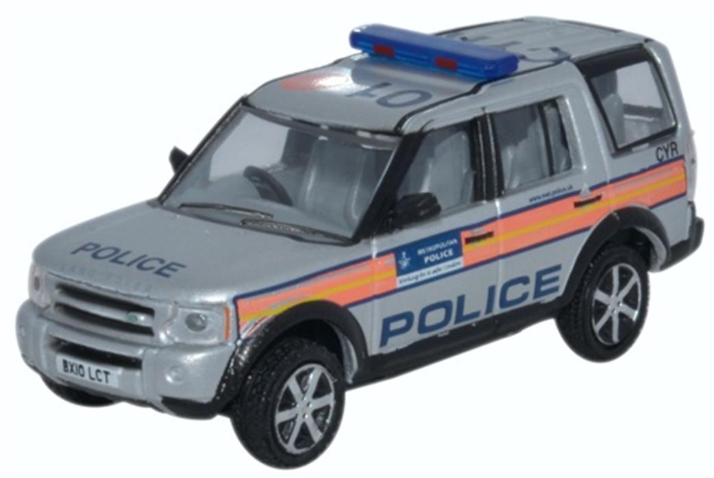 Oxford Diecast 1/76 76LRD007 Land Discovery 3 Metropolitan Police