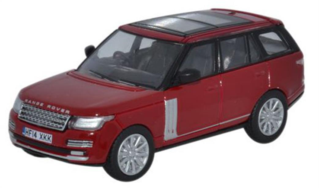 Oxford Diecast 1/76 76RAN003 Range Rover Vogue Firenze Red