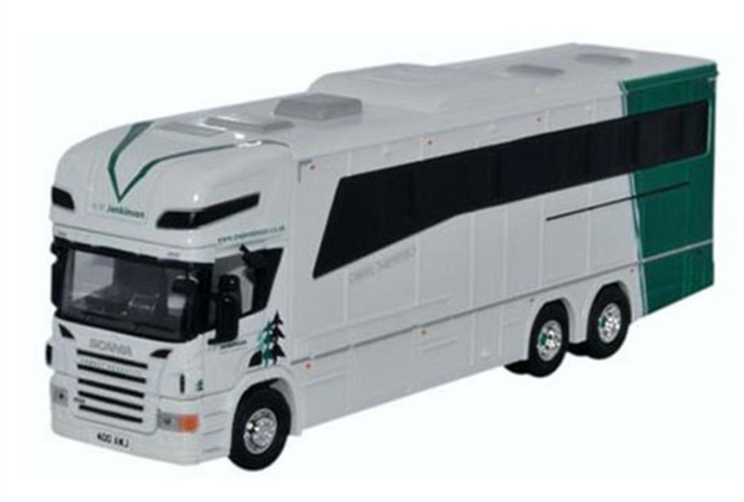 Oxford Diecast 1/76 76SCA04HB Scania Topline Horsebox A W Jenkinson