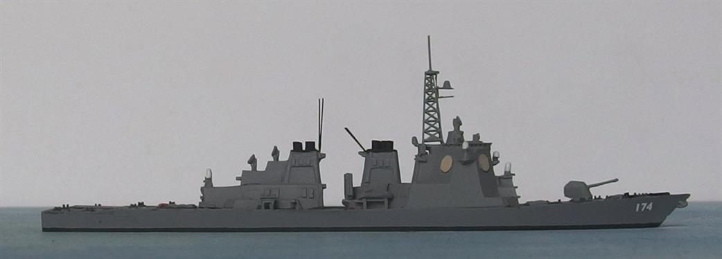 Albatros 1/1250 Alk458A JMSDF DDG Kirishima Destroyer Die-cast Model