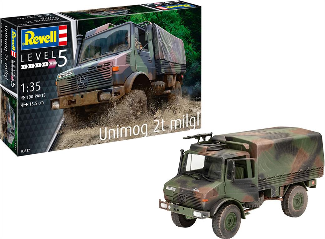 Revell 1/35 03337 Unimog 2T milgl Vehicle Kit