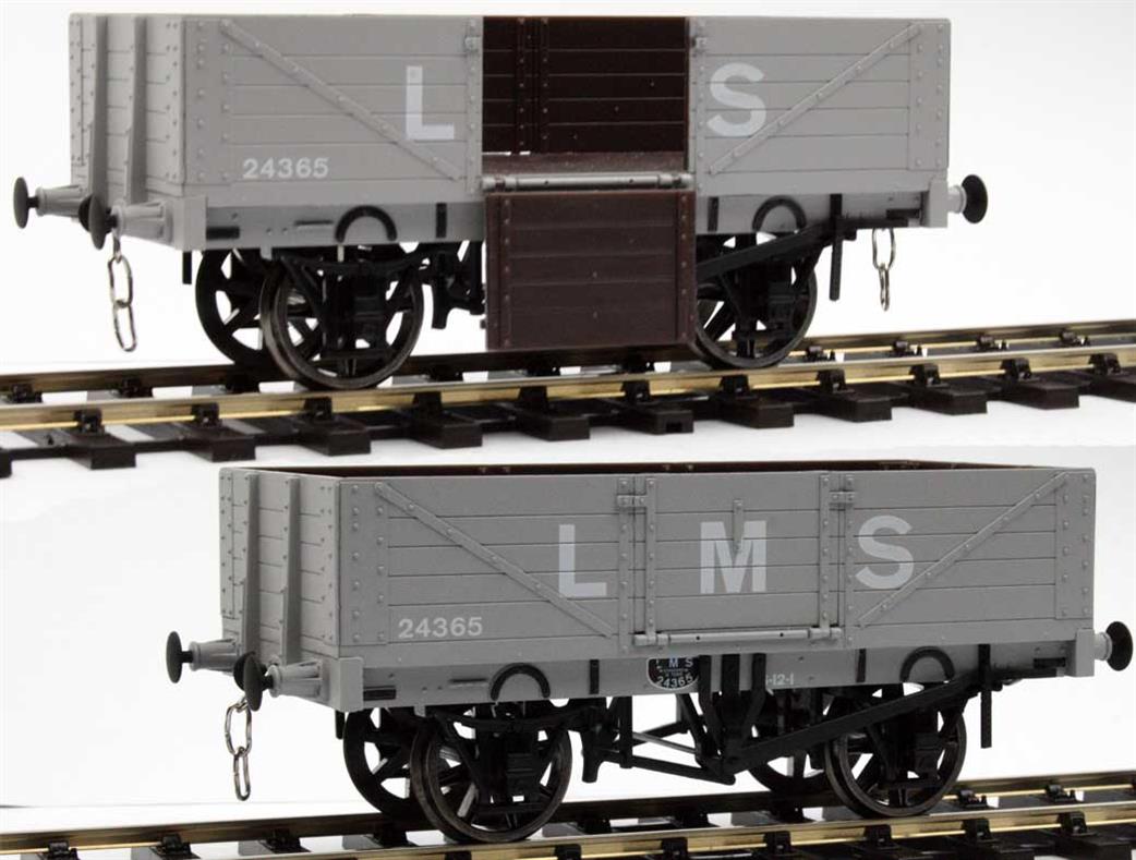 Dapol O Gauge 7F-051-058 LMS 5 Plank Open Wagon 24365 Ready to Run