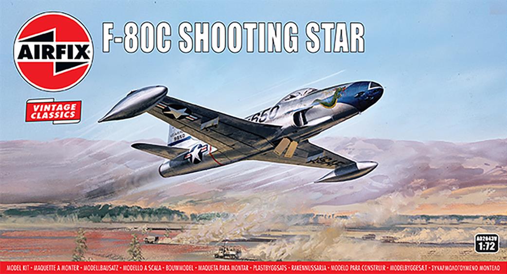 Airfix 1/72 A02043V Lockheed F-80C Shooting Star Vintage Classic Kit