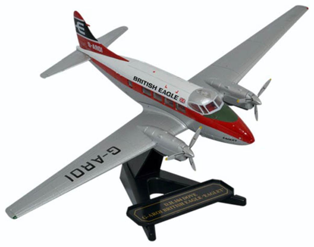 Oxford Diecast 1/72 72DV004 DH104 Dove G-AROI British Eagle Diecast Aircraft Model