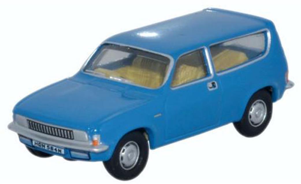 Oxford Diecast 1/76 76ALL004 Austin Allegro Estate Tahiti Blue