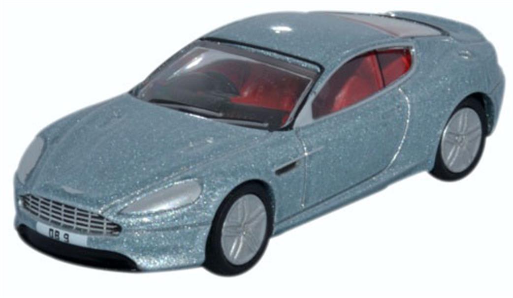 Oxford Diecast 1/76 76AMDB9001 Aston Martin DB9 Coupe Skyfall Silver