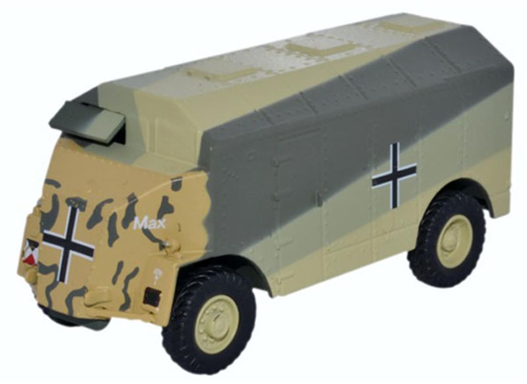 Oxford Diecast 1/76 76DOR004 Dorchester ACV Max (Rommel) North Africa 1941