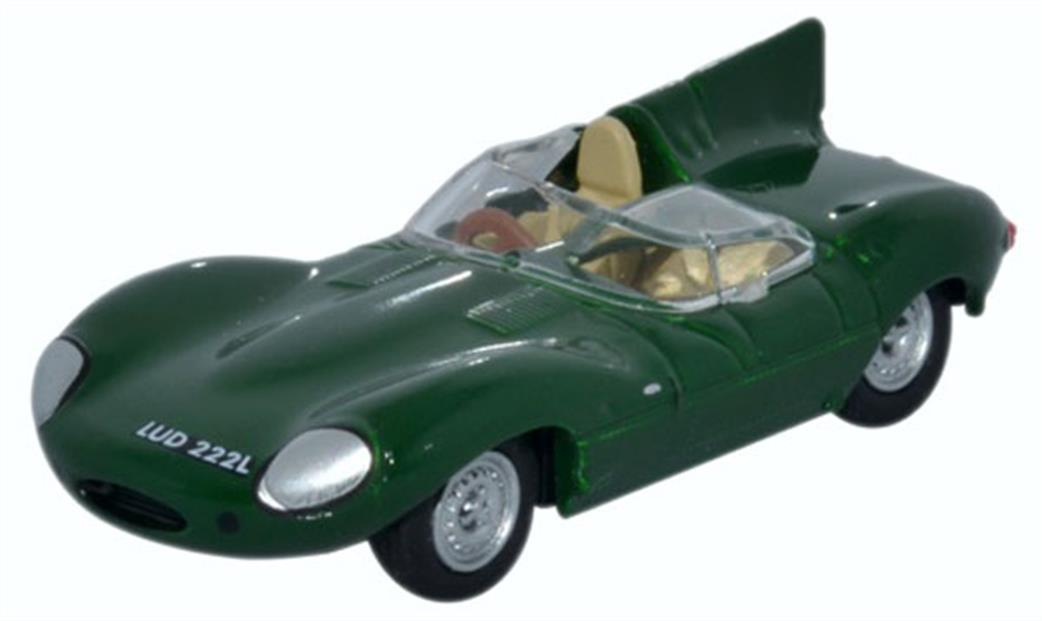 Oxford Diecast 1/76 76DTYP004 Jaguar D Type Green